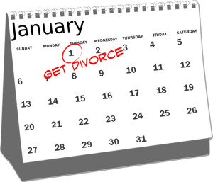 Why January is known as Divorce month!